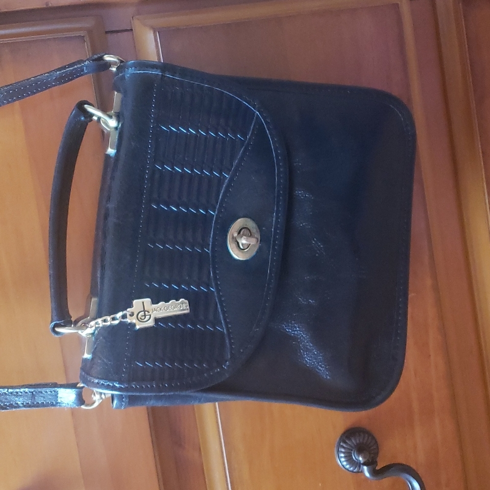 Vintage Jack Georges Genuine leather crossbody